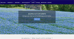 Desktop Screenshot of biopin.de