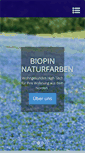 Mobile Screenshot of biopin.de